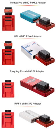 E-Mate X EMMC BGA 13 v 1 sada adaptéru