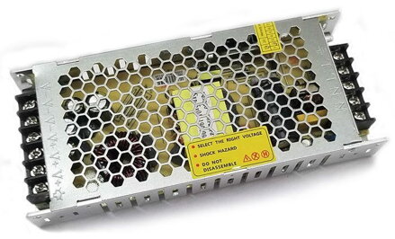 ELDV-5E100B 5V 20A PFC LED zdroj, 100W, vnitřní