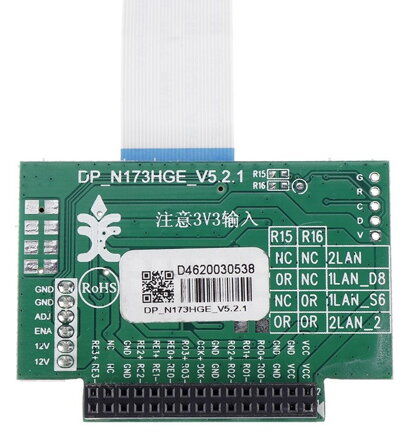 LVDS 30P do eDP deska adaptér DP_N173HGE