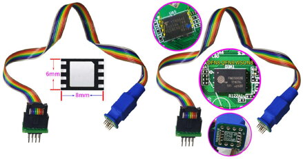 Pogo programovací kabel s pružinovým kolíkem
