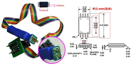 Pogo programovací kabel s pružinovým kolíkem