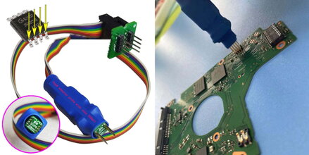 Pogo programovací kabel s pružinovým kolíkem