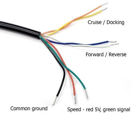 MF24G80A BLDC ovladač motorů PWM 24V-36V 120A