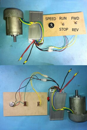 MF24G80A BLDC ovladač motorů PWM 24V-36V 120A