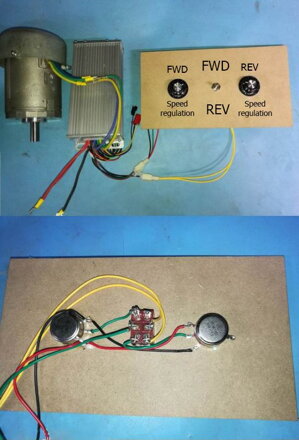 MF24G80A BLDC ovladač motorů PWM 24V-36V 120A