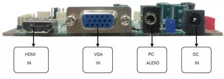 RTD2668 V1.1-C LVDS víceúčelová ovládací deska LCD monitoru