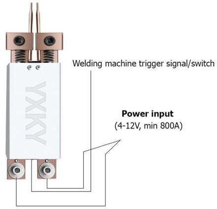 Svařovací kleště pro bodovou svářečku, elektrody