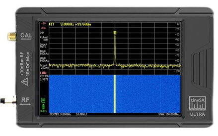 tinySA ULTRA+ přenosný spektrální analyzátor a generátor