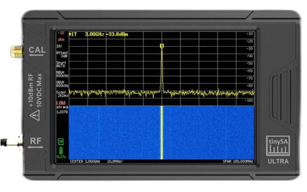 tinySA ULTRA přenosný spektrální analyzátor a generátor