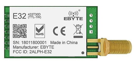 E32 LoRa DIP bezdrátový UART modul