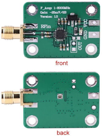 AD8318 RF logaritmický detektor 70dB, 1-8000MHz