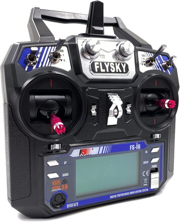 FlySky FS-I6 2.4GHz AFHDS vysílač 6CH+ přijímač iA6B - Mode2