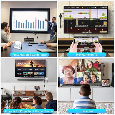 MiraScreen G2-4 WiFi Zrcadlení, Miracast, Screen Mirroring, Airplay, DLNA, 1080p