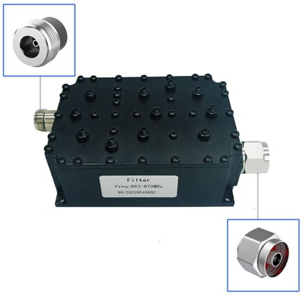 YR-CF-868 868Mhz dutinový filtr/cavity filter