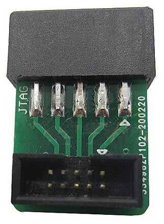 JTAG 2.54 10pin na SWD 1.27 10pin adapter board s kabelem 1.27 mm