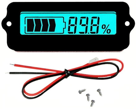 LY6N 12V-48V LCD indikátor stavu baterie, panelový