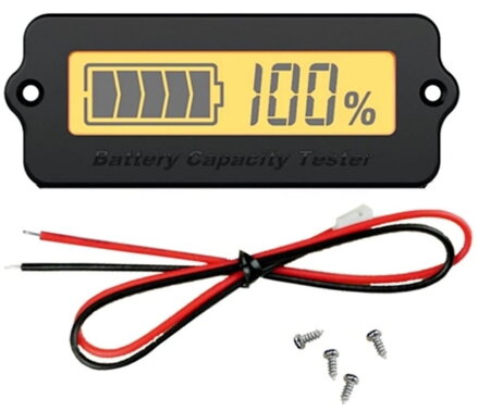 LY6N 12V-48V LCD indikátor stavu baterie, panelový
