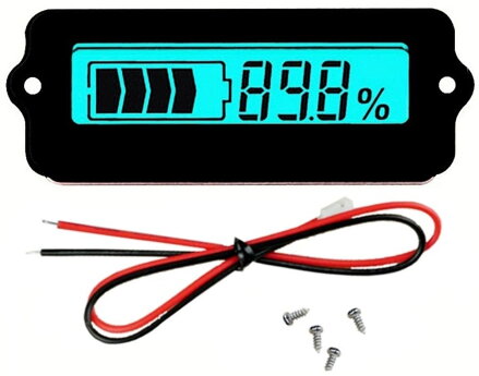 LY6N 12V-48V LCD indikátor stavu baterie, panelový