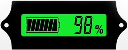 GY-6 12V-48V LCD indikátor stavu baterie, panelový