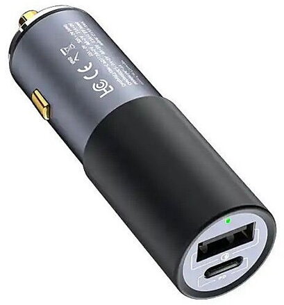 GC19 QP 100W nabíječka do auta, USB-C - PD, USB-A QC3.0