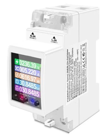 AT2P Tuya WIFI Chytrý Vypínač a Měřič Energie AC 220V 100A