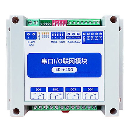 MA0-1-AXCX4040 ModBus RTU Sériový IO Modul s RS485 4DI+4DO