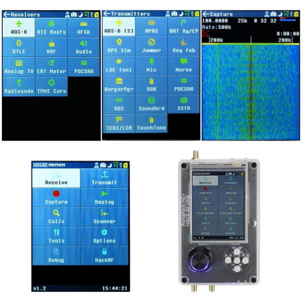 Portapack H2 + HackRF – Sada s 5 anténami