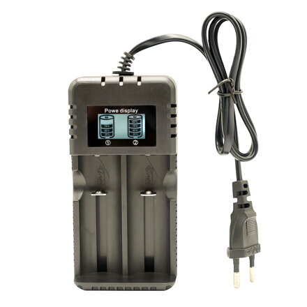 Nabíječka Lithiových Baterií, LCD, 220V