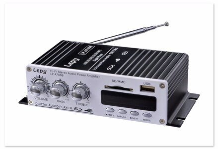 Lepy LP-A7USB 2x35W digitální zesilovač
