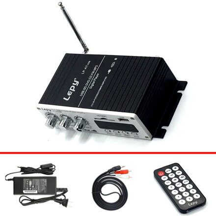Lepy LP-A7USB 2x35W digitální zesilovač