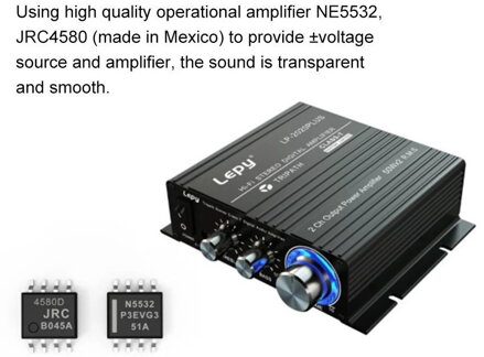 LP-2020+ plus Hi-Fi zesilovač 2x50W