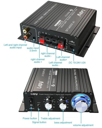 LP-2020+ plus Hi-Fi zesilovač 2x50W