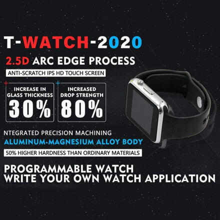 LILYGO® TTGO T-Watch-202 ESP32 chytré programovatelné hodinky