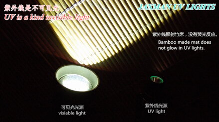 JAXMAN U1c 365nm UV LED světlo s filtrem ZWB2