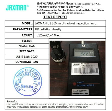 JAXMAN U1 365nm