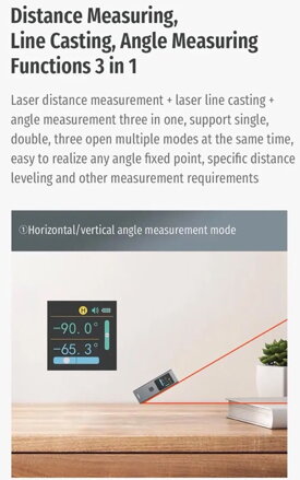 DUKA LS6 laserový dálkoměr