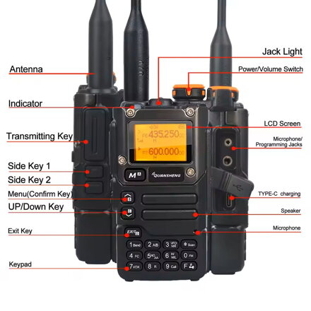 Quansheng UV-K5(8) ruční duální rádiostanice