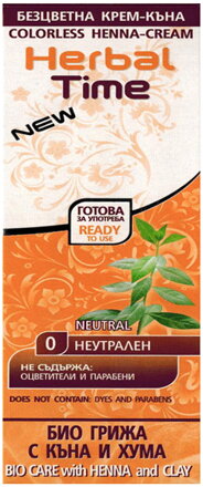 Herbal Time přírodní Henna Henna Neutral 0 - 75 ml