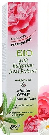 BIO cream hand and nail care with bulgarian rose extract 45 ml