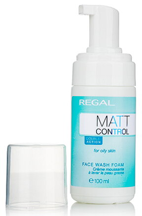 Regal Matt Control Čistící pleťová pěna pro mastnou pleť 100 ml.