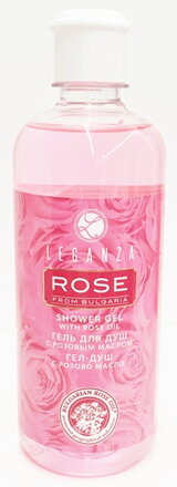 Leganza Shower gel with rose oil 500 ml