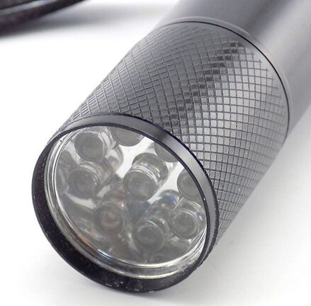 9LED UV LED svítilna 4W