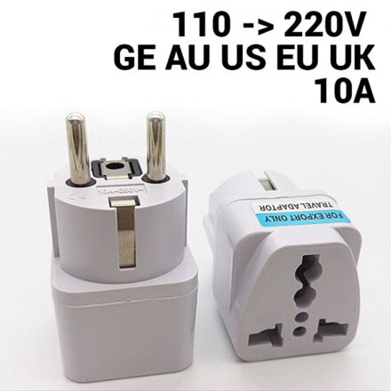 Adaptér redukce 110V - 220V 10A