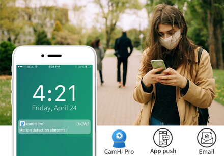 T01-H20W otočná 2MP HD WiFi IP P2P bullet venkovní kamera Micro SD