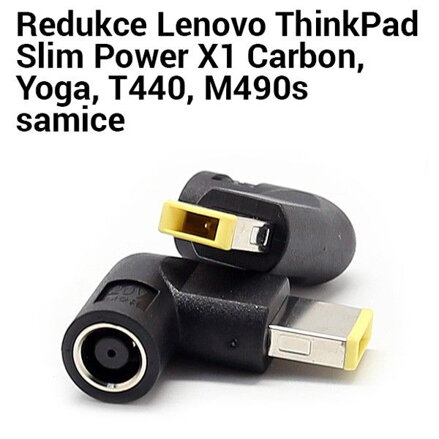 Redukce Lenovo ThinkPad Slim Power - pro X1 Carbon, Yoga, T440, M490s rohový samice