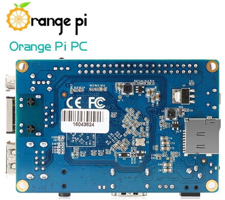 Orange Pi PC H3 Quad-core 1.6GHz, 1GB RAM