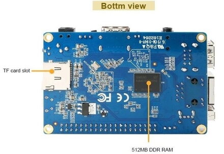 Orange Pi PC Plus H3 Quad-core 1.6GHz, 1GB RAM