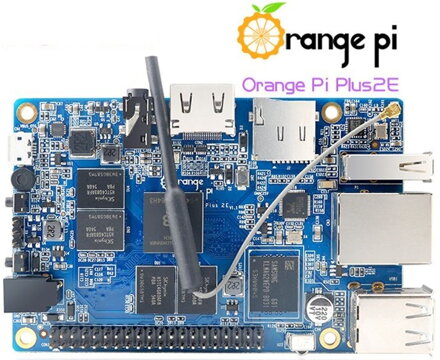 Orange Pi PC Plus 2E H3 Quad-core 1.6GHz, 2GB RAM