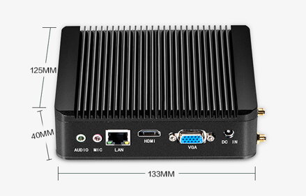 FMP06-N2840 průmyslové mini PC, 2GB RAM, 120GB SSD, fanless