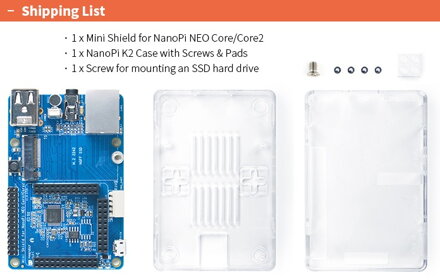NanoPi Mini Shield for Core/Core2